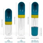 Pet Water Bottle Manufacturer - With Food Container Travel Bowl Portable