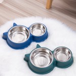 Dog Food Bowl Manufacturer - Stainless Steel Durable Rounded Double Bowl