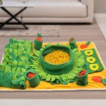 Dog Training Mat Manufacturer - Carrot Sounding Slow Feeding Snuffle Mat