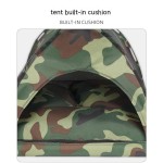 Pet Tent Factory - Camouflage Foldable Kennel Removable Washable Mat