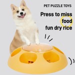 Slow Feeder Bowl Supplier - Round Press Leaky Food Feeder Snack Toy