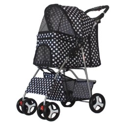 Pet Stroller Factory - Luxury Travel Folding Detachable Carrier Cart