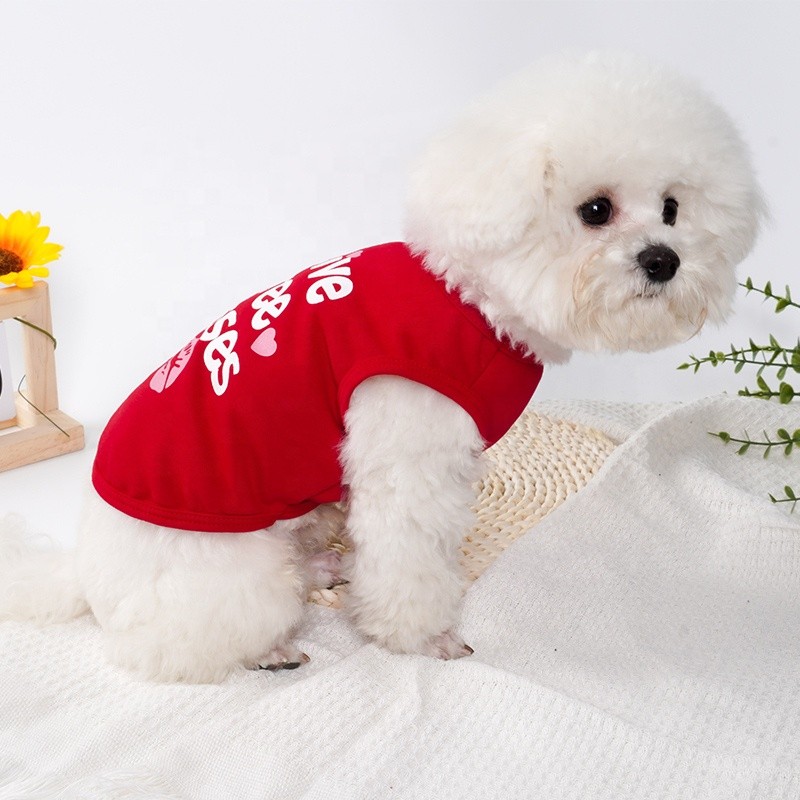 Pet Vest Manufacturer - Spring Printed Clothing Cat Dog Apparel