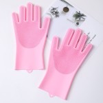 Pet Grooming Gloves Supplier - Silicone Massage Bath Hair Removal Shampoo