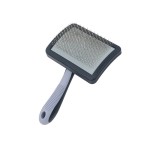 Dog Grooming Brush Manufacturer - Curved Plastic Professional Loose Fur