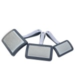 Dog Slicker Brush Supplier - Professional Curved Tool Removes Fur Tangles