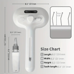 Electric Steam Brush Supplier - USB Rechargeable 3 in 1 Vapor Comb