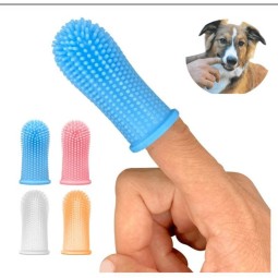 Pet Finger Toothbrush Supplier - Soft Fur Set Oral Cleaning Anti-stone