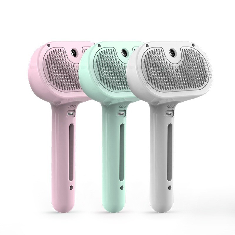 Electric Steam Brush Supplier - USB Rechargeable 3 in 1 Vapor Comb