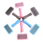 Dog Grooming Brush Factory - 3 Color Stainless Steel Massage Comb Long Hair