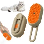 Pet Grooming Comb Factory - 3 in 1 Steamy Brush Spray Massage Electric