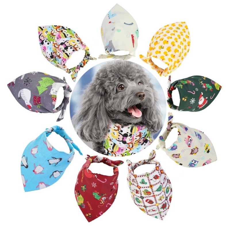 Pet Bandana Manufacturer - Cotton Double Reversible Kerchief