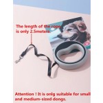 伸缩狗牵引绳工厂-2.5米免提尼龙自动