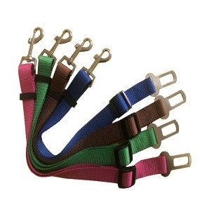 Pet Leash Collar Supplier - Adjustable Nylon Bandana Seatbelt