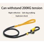 宠物训练牵引绳厂家-高品质泡沫手柄反光