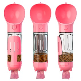 Dog Water Bottle Supplier - Wholesale 4 in 1 Drink Feeder