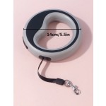 伸缩狗牵引绳工厂-2.5米免提尼龙自动