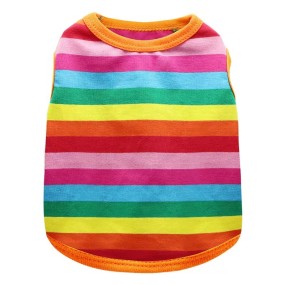 Pet Dog Shirts Manufacturer - Multi Colors Plain Rainbow Coats