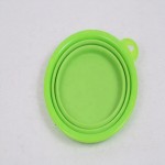 宠物食物碗厂家-口袋折叠硅胶圆形