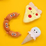 狗咬胶玩具供应商-批发定制logo食物设计
