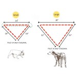 Pet Dog Bandana Supplier - Red Black Plaid Puppy Kerchief