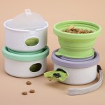 宠物配件分配器工厂-户外3合1水碗