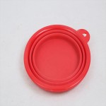 宠物食物碗厂家-口袋折叠硅胶圆形