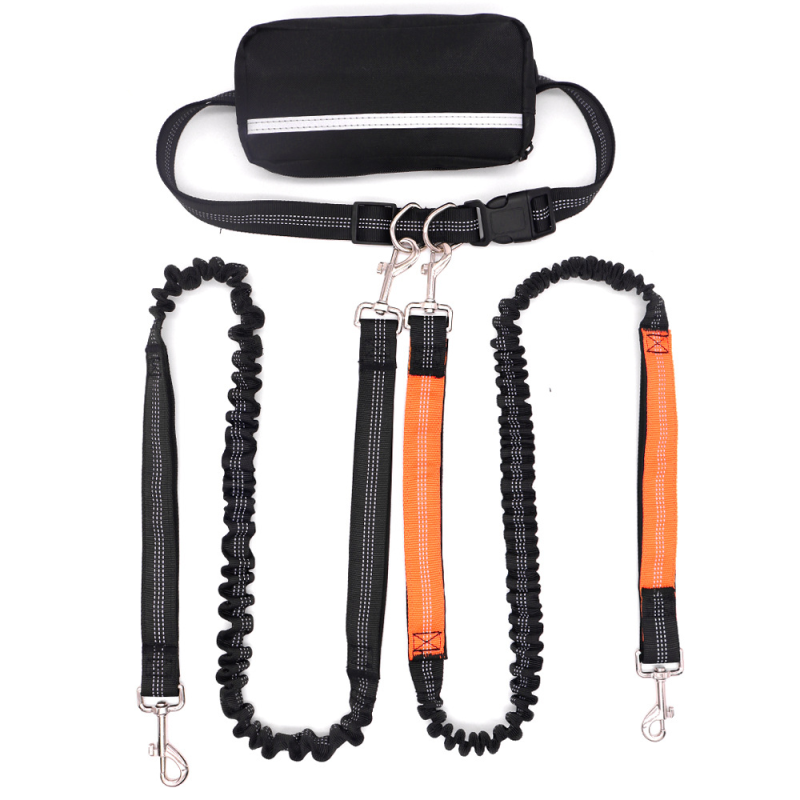 宠物牵引绳厂家-双头防爆尼龙防缠结