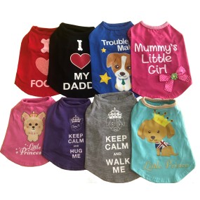 Dog Clothes Supplier - OEM Custom Logo Cotton Breathable Summer