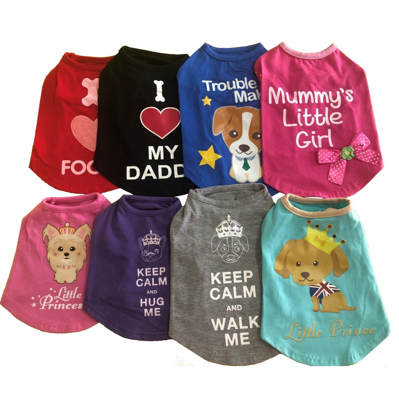 Dog Clothes Supplier - OEM Custom Logo Cotton Breathable Summer