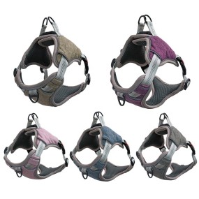Dog Chest Harness Factory - Adjustable Reflective Polyester Nylon