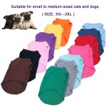 宠物背心供应商-批发可持续纯色夏季