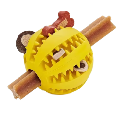 狗球玩具工厂-魔法滚动橡胶慢食器
