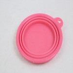 宠物食物碗厂家-口袋折叠硅胶圆形
