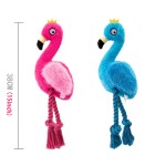 宠物咬胶玩具厂家-批发火烈鸟鹦鹉猫头鹰