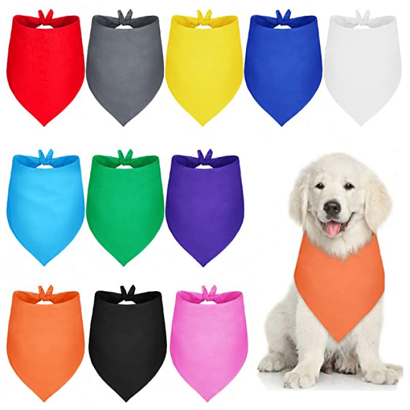 Pet Bandana Factory - Wholesale Solid Color Triangle Sublimation