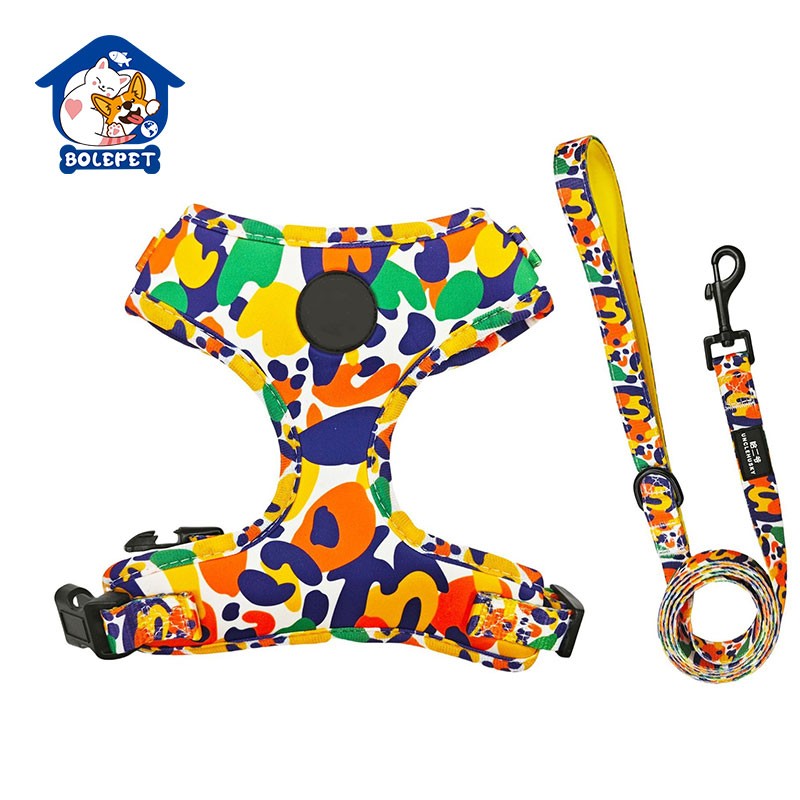 Dog Collar Set Factory - Fully Adjustable Metal Buckle Print Pattern