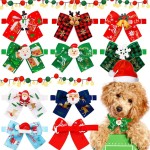 Dog Hair Bows Factory - Christmas Hot Sale Elastic Plastic Clip Band