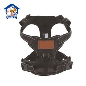 Dog Bark Collar Supplier - Front Clip Walking Security Led Harness Set