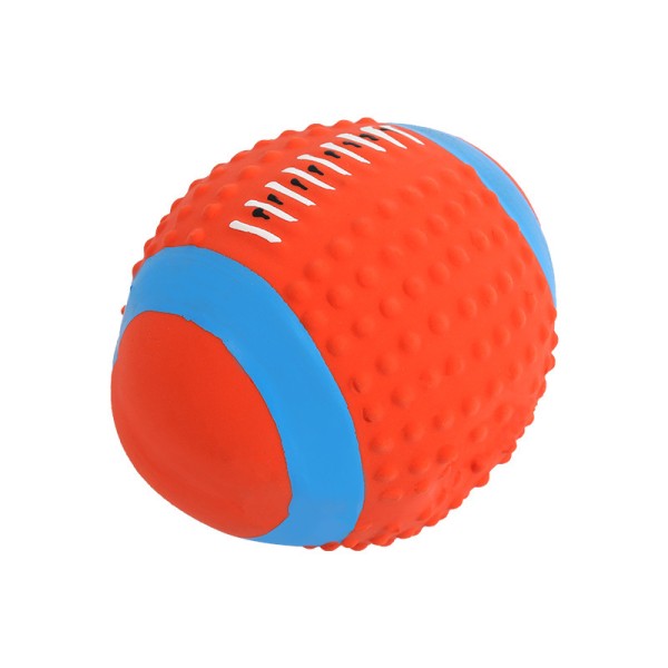 Latex Dog Toy Factory - Eco-Friendly Football Sound Feature Bite-Resistant