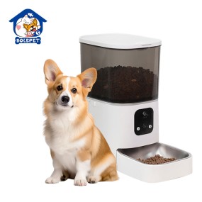 Automatic Pet Feeder Supplier - 6L Wifi Double Bowl With Camera Feeder