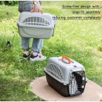 Dog Transport Box Factory - Plastic Airline Approved Handle Metal Door