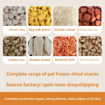 Pet Treats Supplier - Factory Freeze-Dried Chicken Duck Raw