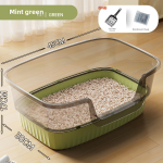 Easy Clean Litter Box Factory - Detachable Oversized Splash Proof Toilet