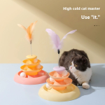 Cat Self-Play Toys Supplier - Interactive Sticks Spinning Balls Boredom Relief
