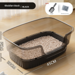 Easy Clean Litter Box Factory - Detachable Oversized Splash Proof Toilet