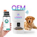 Smart Pet Feeder Manufacturer - Graffiti Wifi Automatic Timed Rechargeable