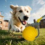 Pet Chew Toy Factory - Rope Pull Ring EVA Float Foam Ball Interactive