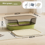Easy Clean Litter Box Factory - Detachable Oversized Splash Proof Toilet