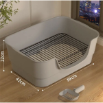 Bathtub Dog Toilet Supplier - Iron Mesh Durable PP Plastic Splash Proof